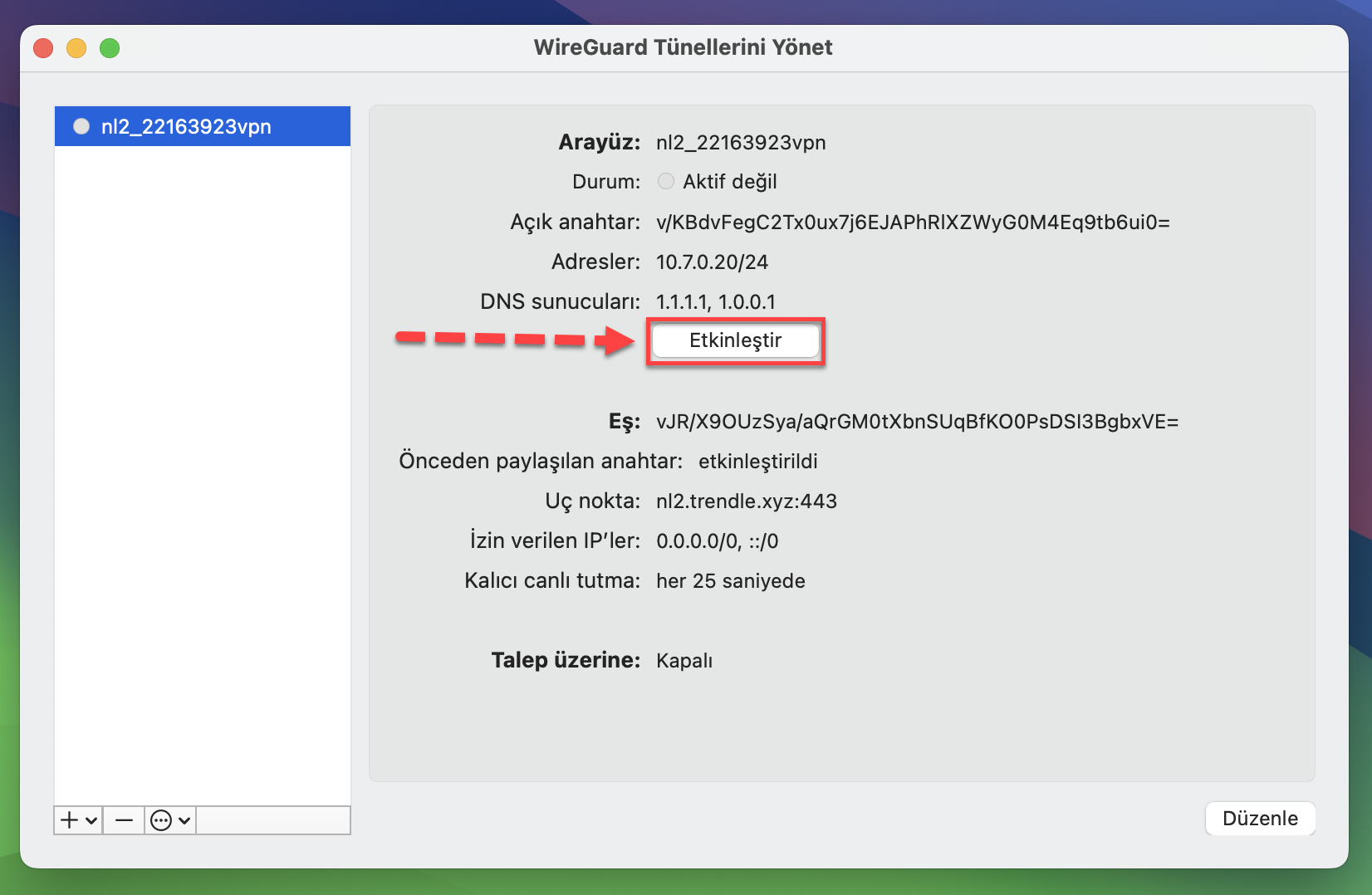 TrendVPN Windows Yazılımı